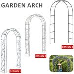 Heavy Metal Garden Arch Trellis Climbing Plants Vine Rack Outdoor Wedding Stand