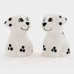 Dalmatian Dog Salt & Pepper Shaker Set Spotty Dog Cute Ceramic Cruet Set