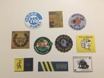 MODENA 10 STICKERS ULTRAS 1912 ANTI PARMA BOLOGNA BRIGADES GIALLOBLU IRISH CLAN