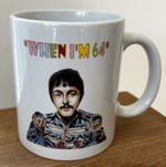 THE BEATLES 'When I'm 64' CERAMIC MUG 64th Birthday JOHN, PAUL, GEORGE, RINGO