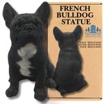 French Bulldog Statue 30cm - Intricately Detailed Weatherproof Hand Painted