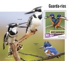 KINGFISHERS Birds/Bird MNH 1v-Stamp Sheet #1898 (2020 Mozambique)