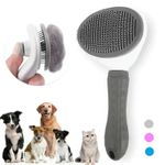 Pet Dog Cat Brush Massage Grooming Slicker Self Cleaning Slicker Brush Hair Comb