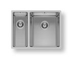 Pyramis Astris - Undermount Double Sink 57x44cm Smooth - Right Main - 101030701