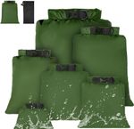 6X Waterproof Dry Bag Storage Sack Hiking Camping Kayaking Fishing 1.5-8L Set