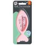 Pink Fish Shaped Baby Bath Thermometer - Accurate Water Temperature Indicator