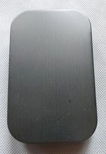 Black 1oz Hinged Tobacco Tin New Without Tags Can Be Used For Most Storage Items