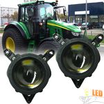 For John Deere 6M 6R 7R 8R Series AL209451 Pair LED Projector low beam Headlight