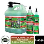 Slime Tube Sealant Puncture Repair, Ideal for All Tubes, Various Sizes