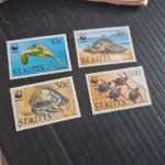 ST.KITTS 1995 SG 437-430 ENDANGERED SPECIES MNH