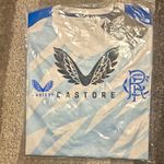 Castore Rangers Away Shirt Adult Size L Short Sleeve Blue Shirt Only