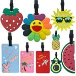 Large Luggage Silicone Baggage Tags Label letter Name Address ID Suitcase UK