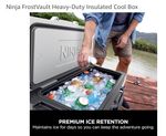 Ninja FrostVault 61L Wheeled Cooler with Dry Zone White - [FB265EUUKWHREF]