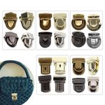 Tuck Lock Closure Catch Clasp Buckles Leather Bag Purse Case Handbag Replacement