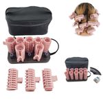 10Pcs Professional Electric Heated Hair Rollers Hair Curlers Heated Curling Roll