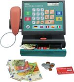 Game Cash Register Modern Scanner Cash Register with Scan Function & Voice Function Tanner 1040.4