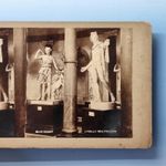 Chatsworth Stereoview C1885 Real Photo Derbyshire Fine Art Statues Diana Apollo