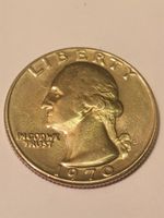 1970 D Washington Liberty Quarter Coin 25c