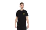 Matrix Large Fade Logo T-Shirt - Black/Lime - All Sizes -Coarse Fishing Clothing