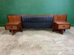RS Associates Teak Bedside Drawers Tables Mid Century Retro Bed head