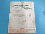 The Eagle Range & Grate Co Birmingham Panel & Cover 1922  Receipt R43413