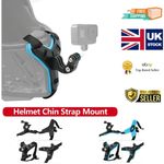Motorcycle Helmet Mount - Chin Strap for GoPro DJI Osmo Insta360 - Action Camera