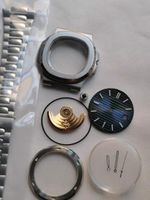 DIY SET for PP 2824 2892 watch case + dial + hands + Strap sapphire 40mm