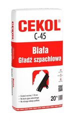 CEKOL C-45 WHITE gypsum filler - bag 20kg