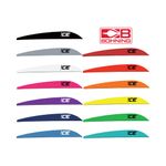 Bohning Archery Arrow Ice Vanes 3" - 12 Pack - Colours Available