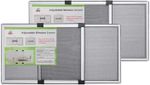 Fly Screen for Windows Adjustable Window Screen (40Cm H X 55Cm-102Cm W), 2Packs