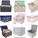 Kids Toy Storage Box Large Collapsible Storage Box Folding Jumbo Storage Chest