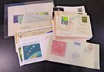 Space travel/rocket mail, collection with 73 documents and various Vignettes, ex "Winner"
