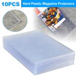 10Pcs Comic Book Protector Hard Case Sleeve Clear Magazine Sleeves 280*178mm