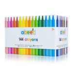 144 Wax Crayons for Kids Colouring Set Bulk School Art Supplies Non-Toxic NEW