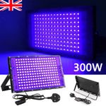 300W LED UV Ultraviolet Light Stage Blacklight Flood for Halloween Disco Party