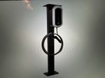 Pedestal Mounted EV Charging Station Charger Stand Pile Post Charging Station UK
