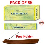 50 Citronella INCENSE STICKS Candles Outdoor Garden Anti Bug Fly Mosquito Insect