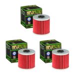 Hiflofiltro OE Quality Oil Filter (x 3) For KAWASAKI KLF300 BAYOU (1986 to 2004)