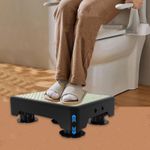 Adjustable Step Stool for Adults, Noctilucent Bed Step Stools, 600lb Capacity an