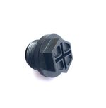3/4" BSP (25mm) Water Butt Blanking Plugs & Seals (Pair) FREE UK P&P