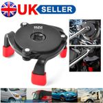 Universal 3 Jaw Oil Filter Wrench Adjustable Oil Filter Removal Tool 55-100mm UK