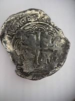 Spanish Silver Cob Treasure Coin Set 8 Reales + 1 Real Pirate Shipwreck