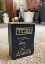 Complete SUM-IT card game.  1st Ed. post-war, pre-decimal currency counting game