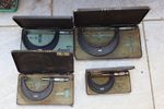 Moore & Wright No.966M Metric Micrometer Set 50-150mm 4 Piece Cased UK Made