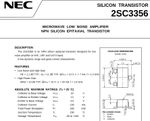 2SC3356  LNA at VHF, UHF and CATV .................Lot of 10.............