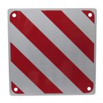 Aluminium Motorhome Rear Warning Sign (Caravan Safety Hazard Signal Reflector)