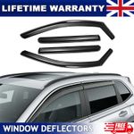In-Channel For HONDA CR-V MK4 2012-2018 5 Door SUV Wind Deflectors 4pc Tinted UK