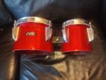 Vintage Sonor Bongo Drums 1970s 6"+8"