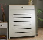 Radiator Cover Cabinet Modern Drawer Storage MDF Horizontal Cream Grey Black