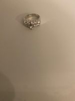 925 sterling silver bridal set! Wedding/ engagement rings! Size 9